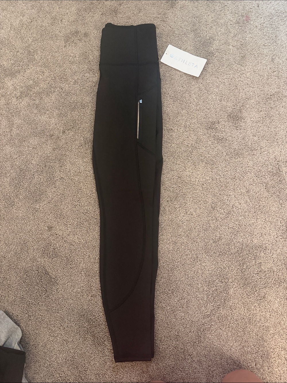 Athleta Black Pocket High-Rise Performance Leggings